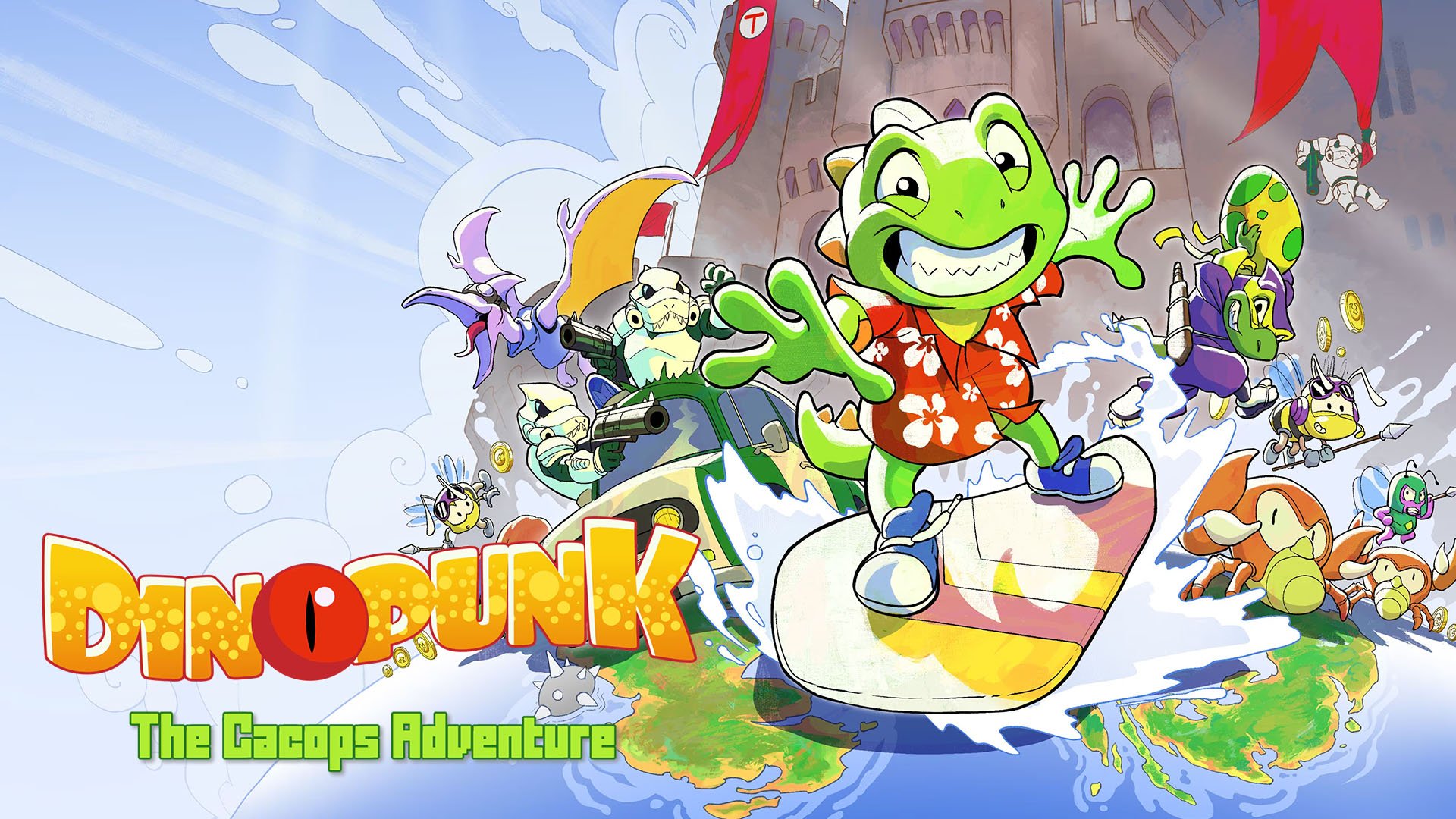 横スクロールのレトロなプラットフォーマー Dinopunk: The Cacops Adventure が PS5、PS4、PC 向けに発表