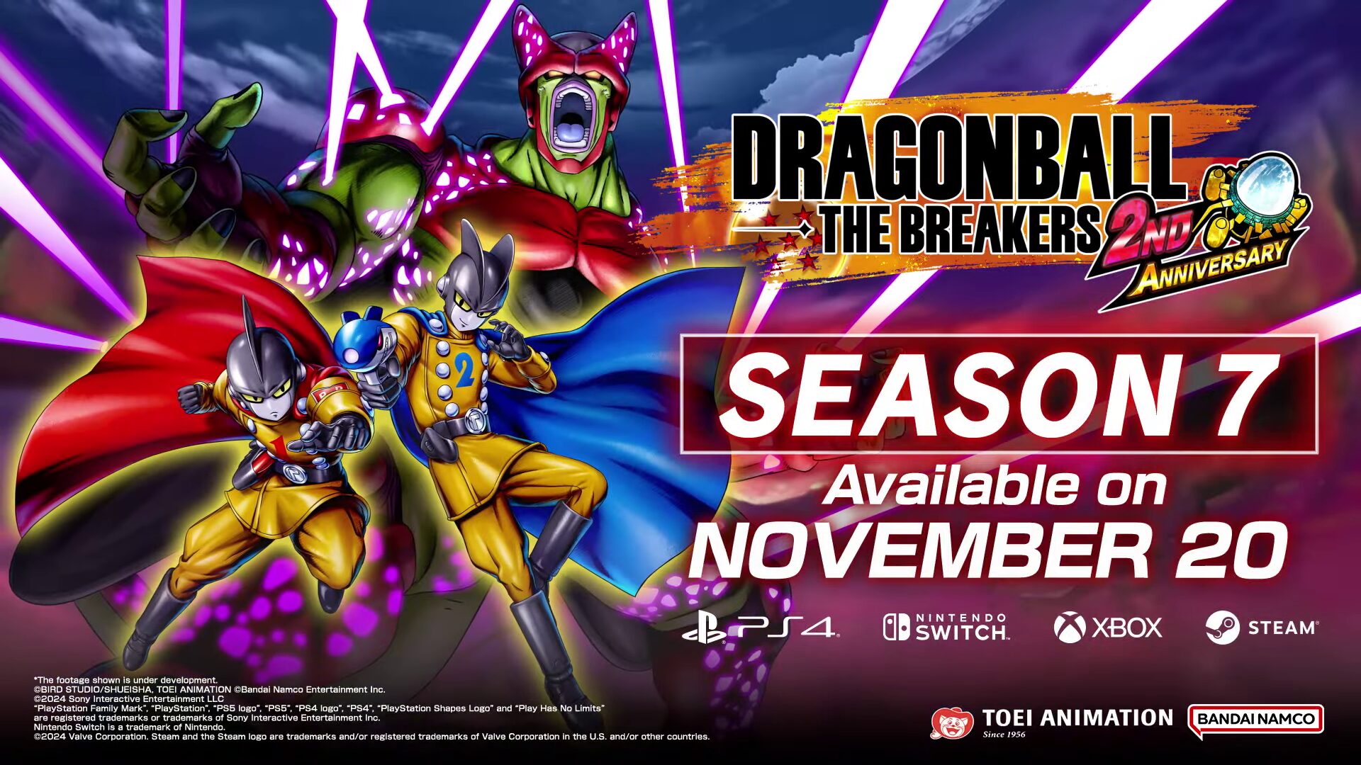 ドラゴンボール：ザ・ブレイカーズ シーズン7は11月20日にスタート