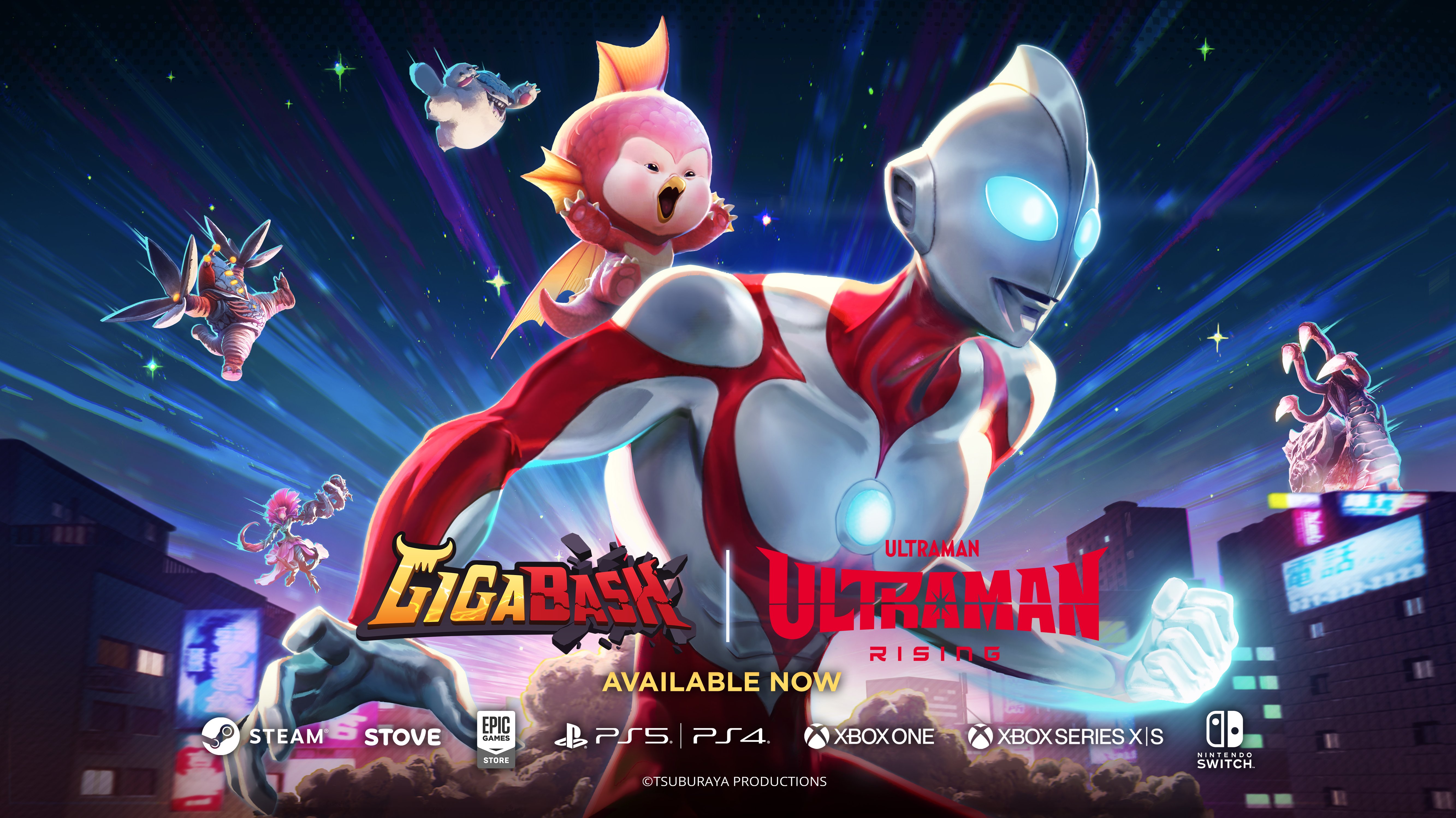 GigaBash DLC「ウルトラマン：ライジング」11 月 28 日配信