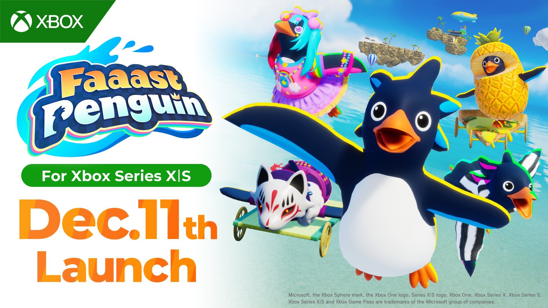 Xbox シリーズ版「Faaast Penguin」が 12 月 11 日に発売