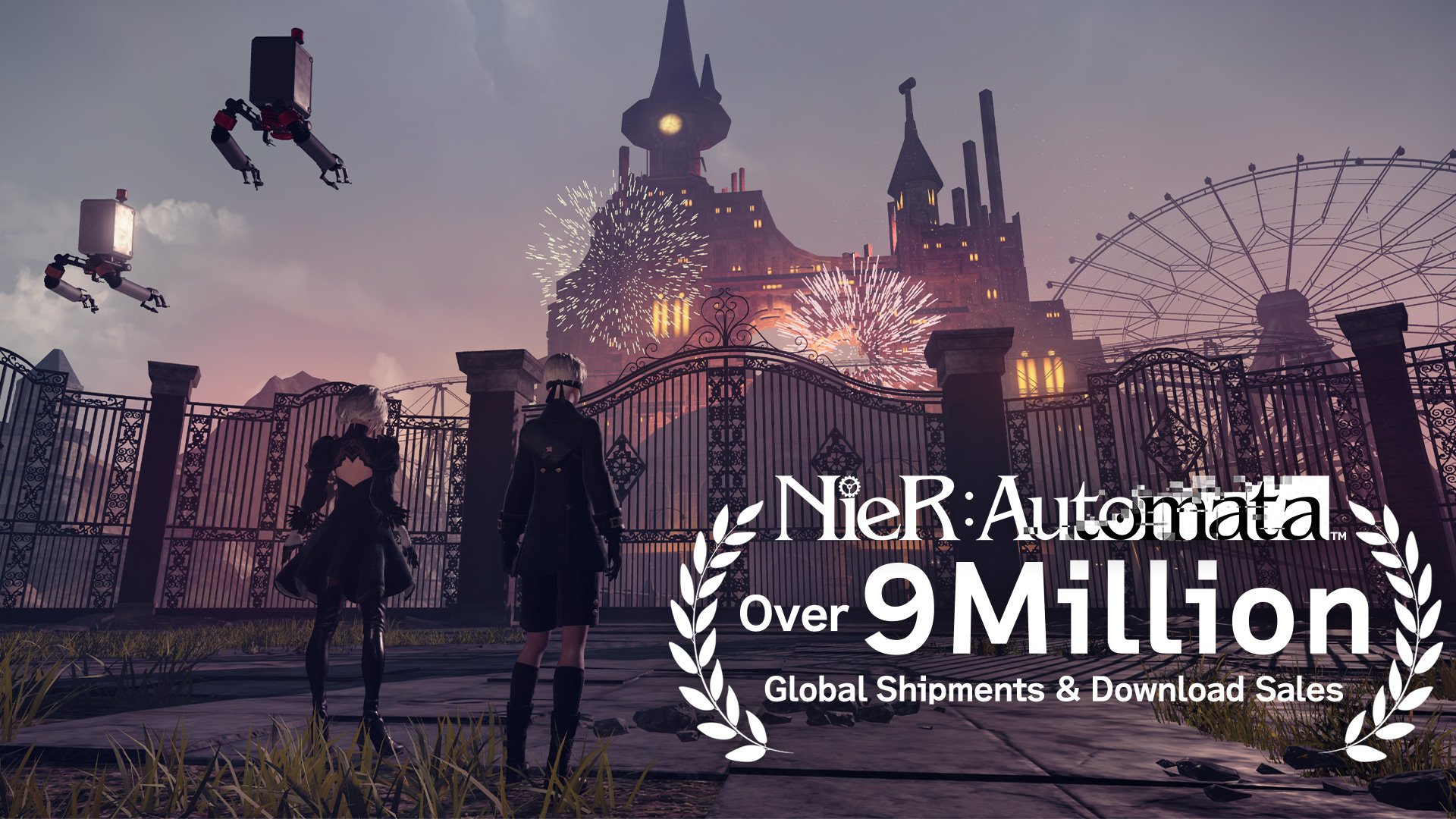 NieR:Automataの出荷数とデジタル売上が900万を突破