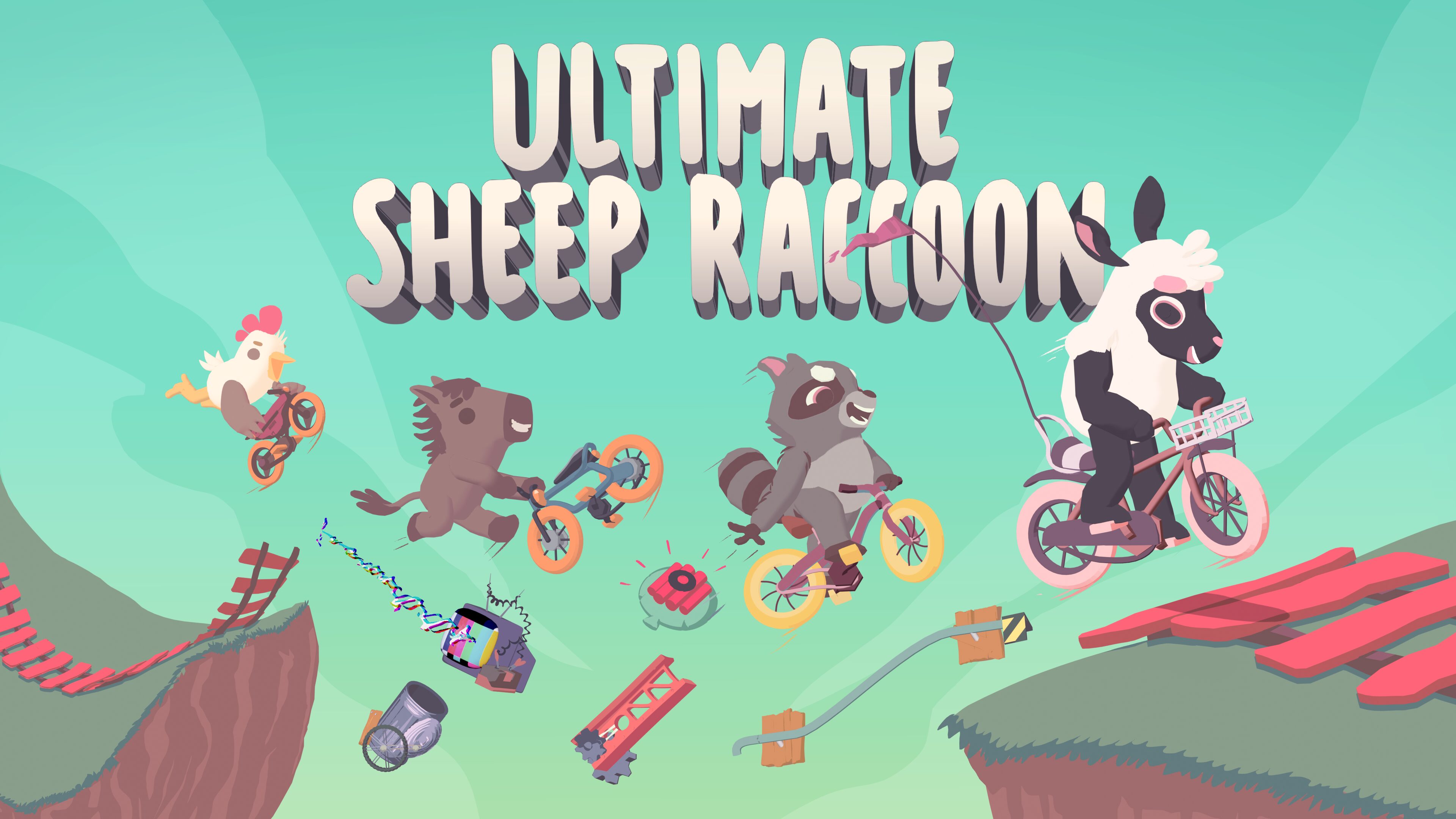 バイクレースパーティーゲーム『Ultimate Sheep Raccoon』がコンソール、PC向けに発表