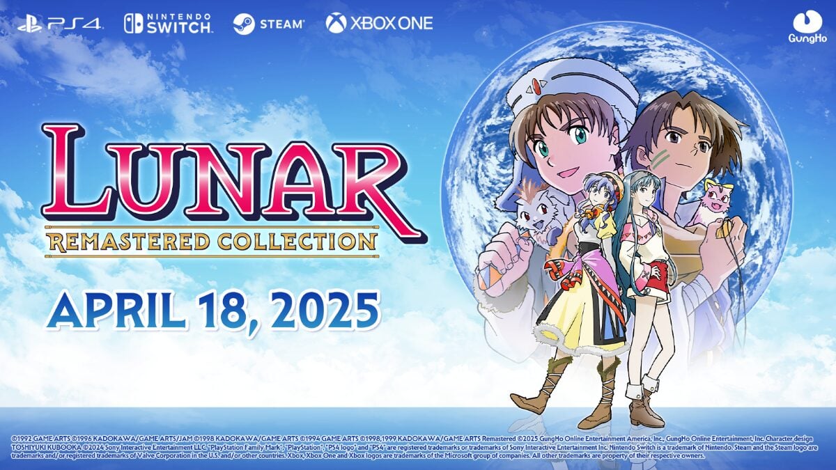 LUNAR リマスター コレクションが 4 月 18 日に発売