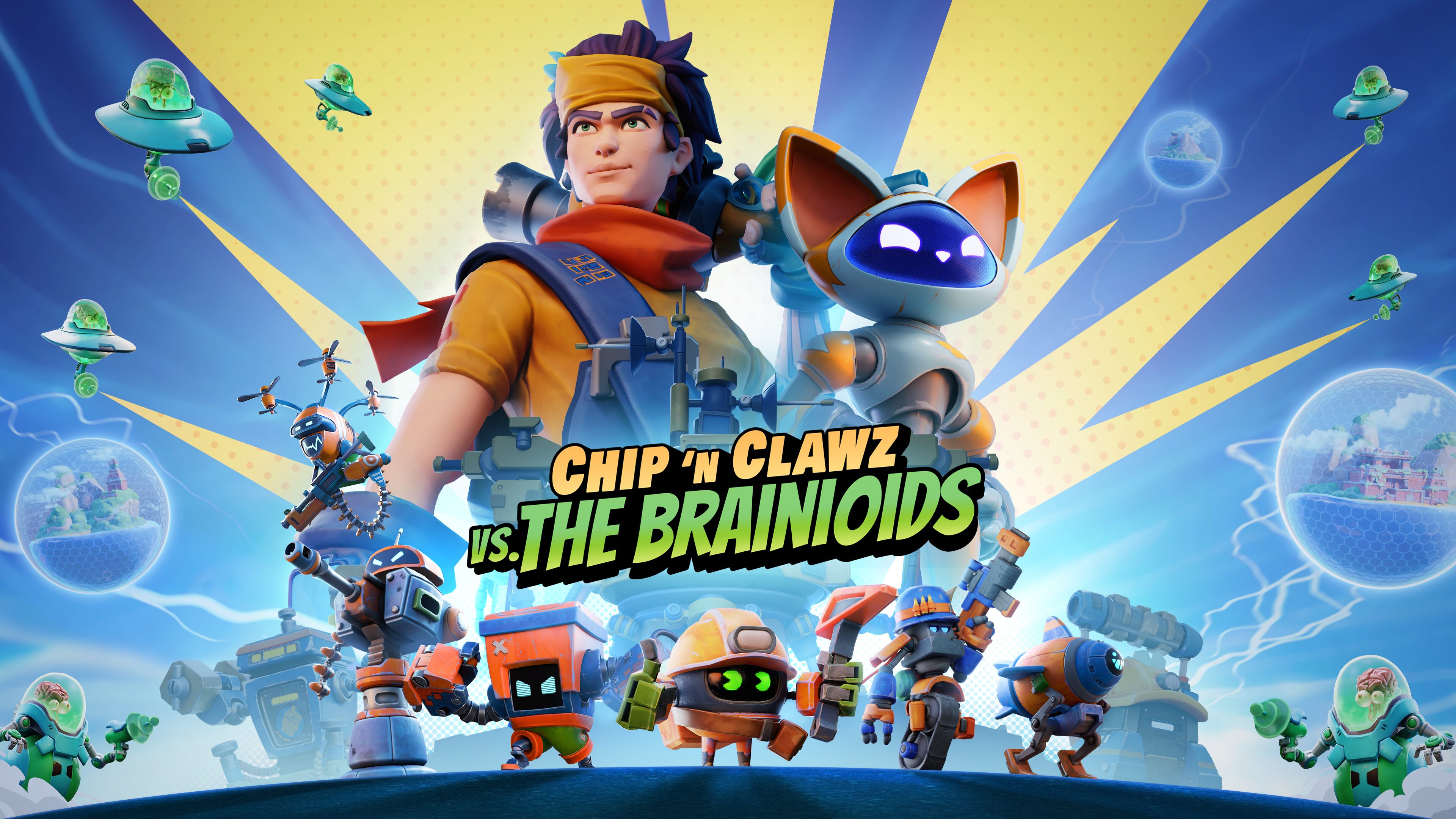 戦略アクションゲームチップ 'n Clawz vs. PS5、Xboxシリーズ、PCのために発表されたBrainioids