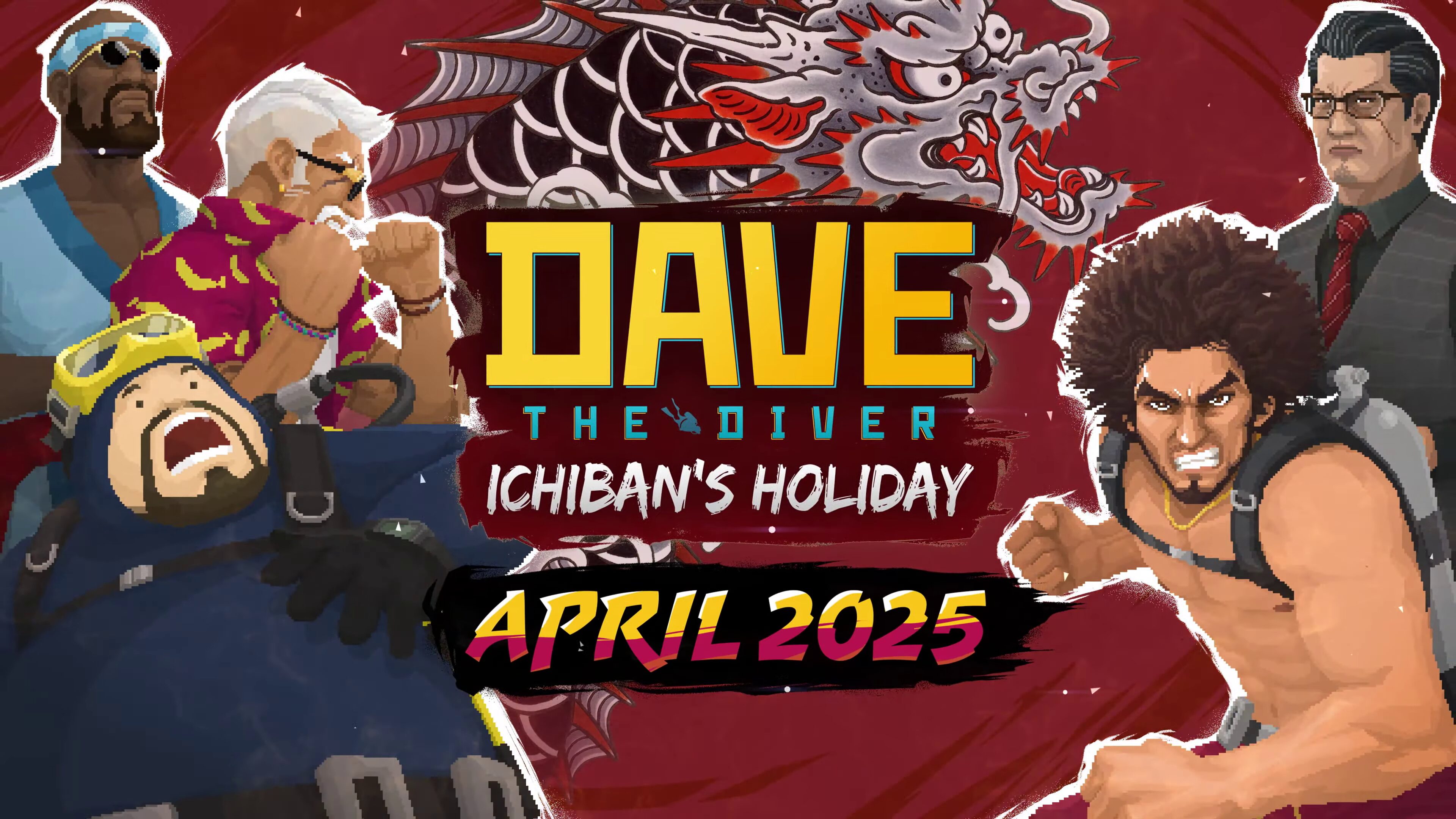 Dave the Diver XのようなドラゴンコラボレーションDLC「Ichiban's Holiday」が発表