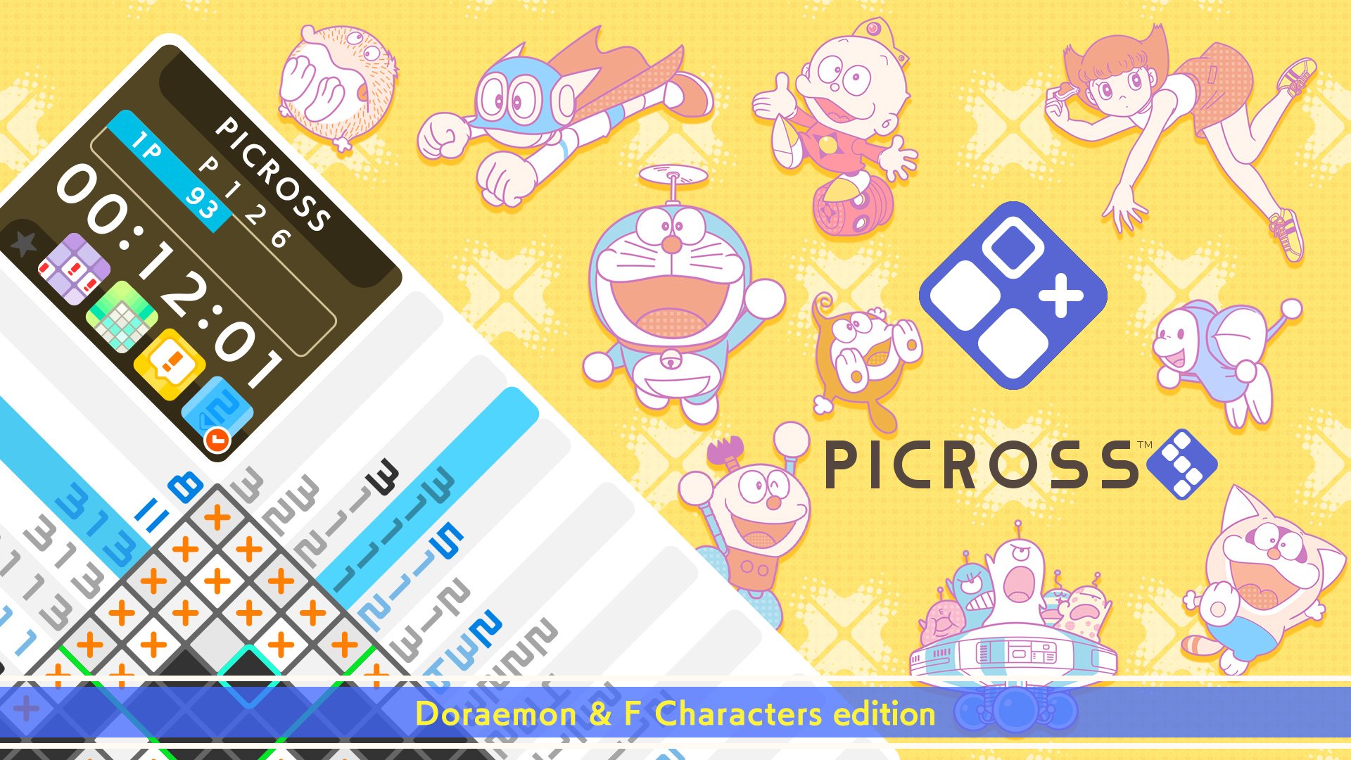 Picross S Doraemon＆F CharactersEditionがスイッチ用に発表