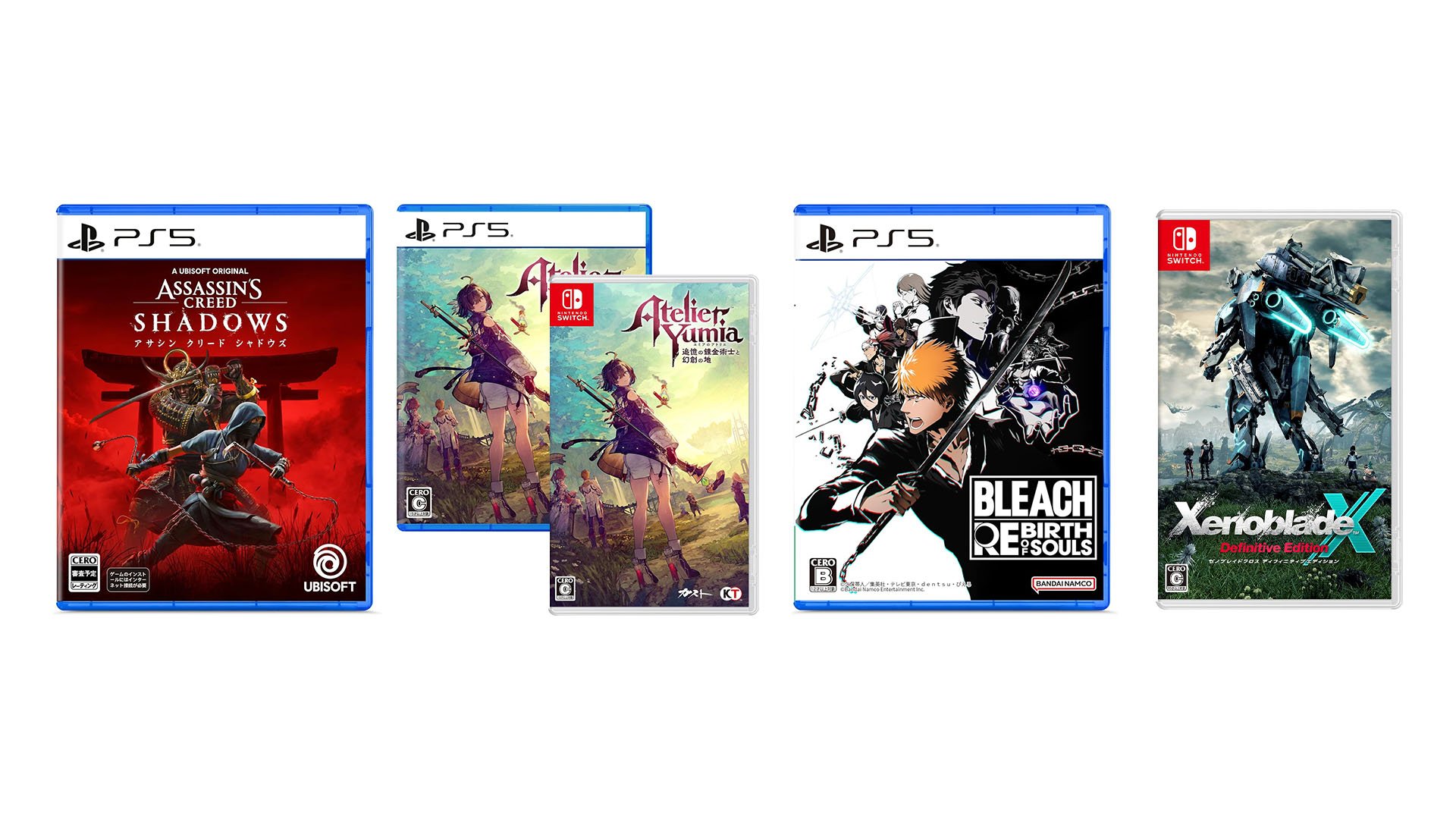 今週の日本のゲームリリース：Assassin's Creed Shadows、Atelier Yumia、Bleach：Rebirth of Souls、Xenoblade Chronicles X：Definitive Edition、More