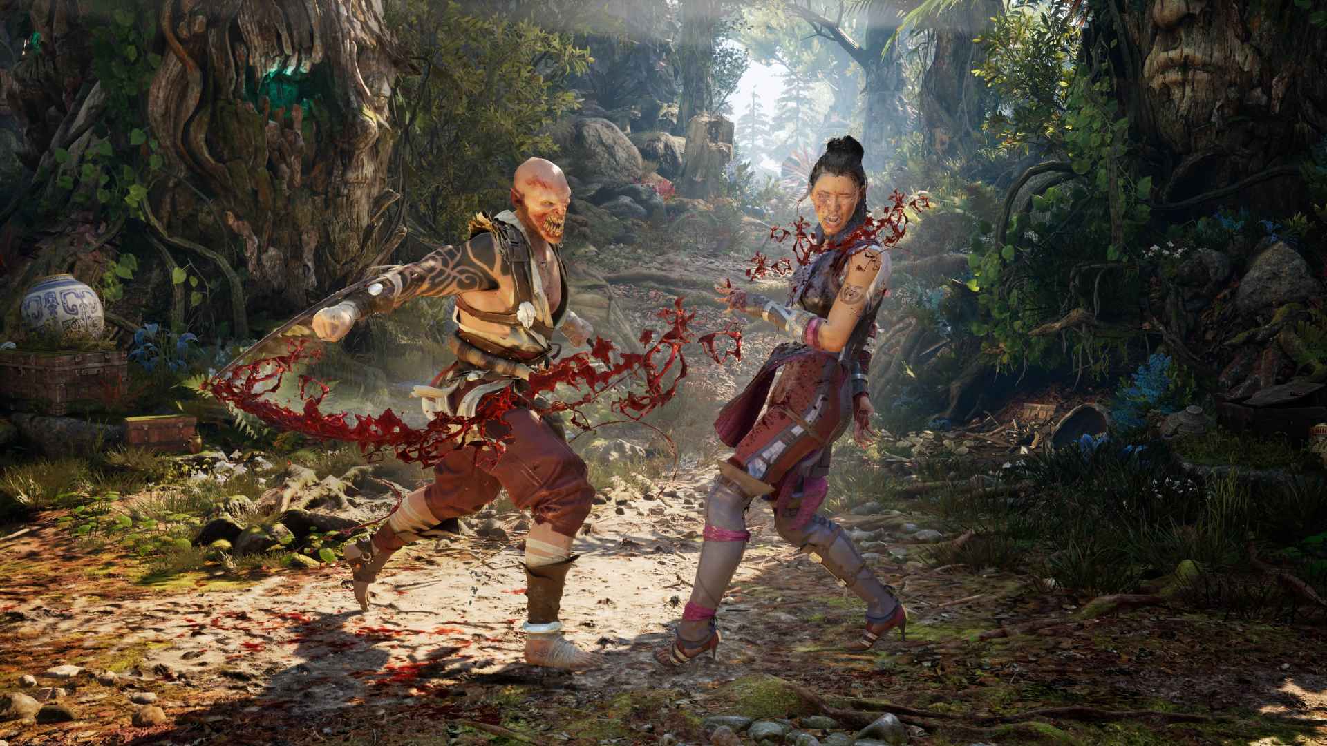 Mortal Kombat 1：データリークは、残忍なハラキリ父性患者を示しています。