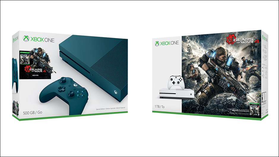 マイクロソフト、新しい Gears of War 4 Xbox One S バンドルを発表