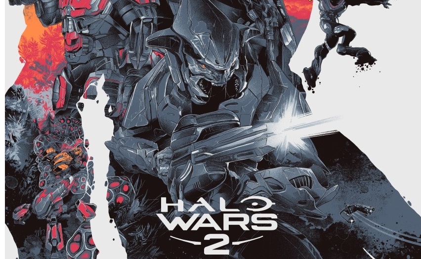 「Halo Wars 2」のユニークな高解像度イラストに注目してください