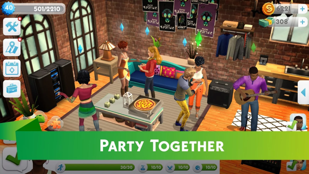 「The Sims Mobile」がスマートフォンで無料で起動