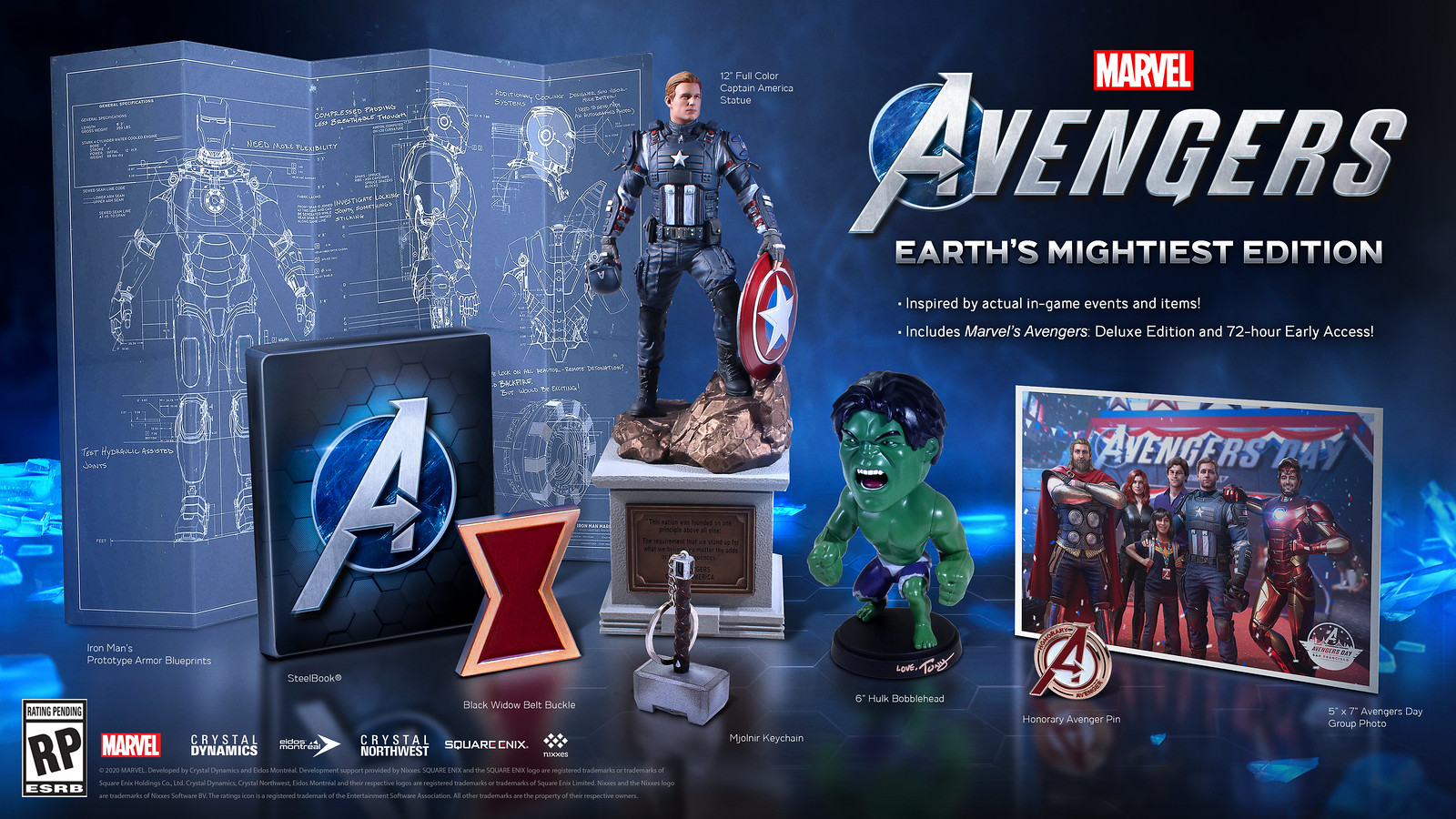 Crystal Dynamics が Marvel's Avengers Earth;s Mightiest Collector Edition、PlayStation 限定商品などを発表