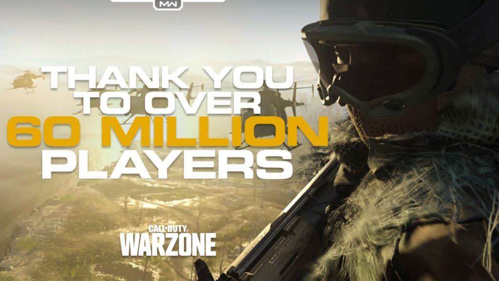 『Call of Duty Warzone』のプレイヤー数が急速に 6,000 万人を突破