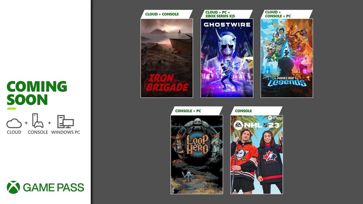 今月、Xbox Game Pass に Ghostwire Tokyo、Minecraft Legends などが追加